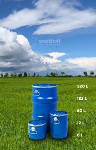 Bergungsfässer / Bergungsverpackungen mit Fass Volumen 6 - 12 - 60 -123 -300 Liter. T-Codierung. Deutsche Fabrikation von WEDTHOFF Industrieverpackungen