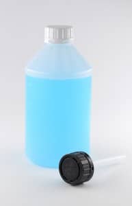Kunststoffflasche PE 1 Liter, mit Verschluss (geeignet für Ethanol 96%) – WEDTHOFF Industrieverpackungen - 02