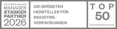 Auszeichnung TOP Partner für Gefahrgutverpackungen + Industrieverpackungen auch 2026.